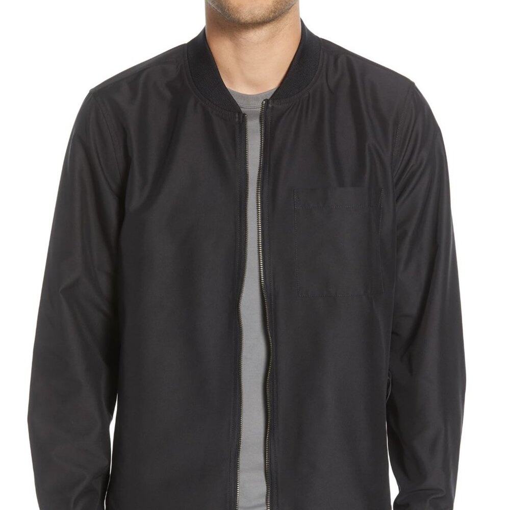 NWT Calibrate Modern Zip Front Shirt Jacket Long Sleeves Size XS
